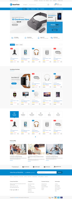 SmartTech 数码商城 基于Bootstrap的电子产品电商模板全解析